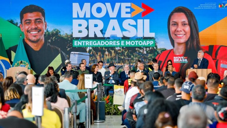 O governo federal lançou o programa Move Brasil – Entregadores e Moto App.